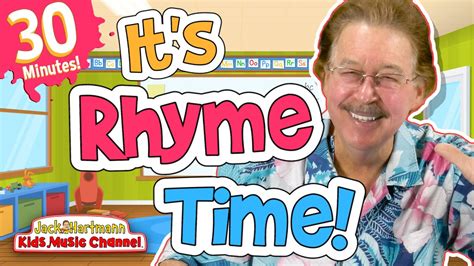 It's Rhyme Time! | 30 MINUTES of Fun Rhyming Songs for Kids! | Jack Hartmann - YouTube