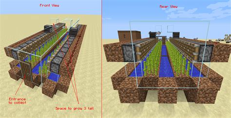 Minecraft Sugar Cane Farm - Automated Sugar Cane Farm Tutorial ...