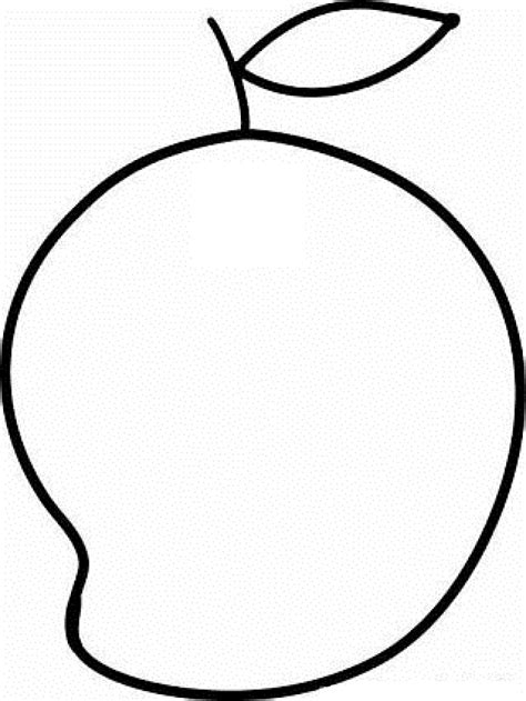 Free Mango Clipart Black And White, Download Free Mango Clipart Black ...