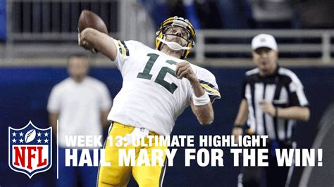 Aaron Rodgers' Improbable Game Winning Hail Mary Pass! | Ultimate Highlight | NFL Films - YouTube