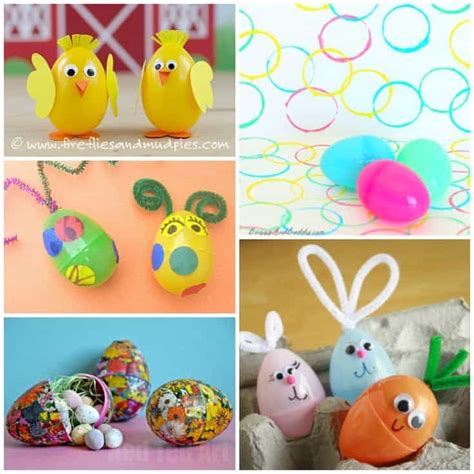 Cute Crafts With Plastic Easter Eggs