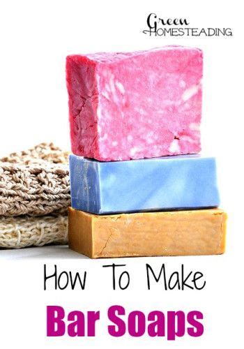 How To Make Homemade Bar Soaps | Homemade bar, Diy soap, Making bar soap