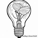 Light Bulb Coloring Pages  Free & Printable sketch template