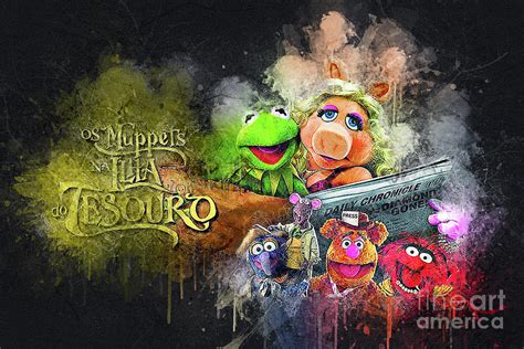 No1942 Muppet Treasure Island Watercolor movie poster Digital Art by Carrie Stanton - Fine Art ...