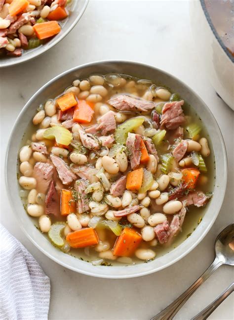 White Bean and Ham Soup - Cook At Home Mom