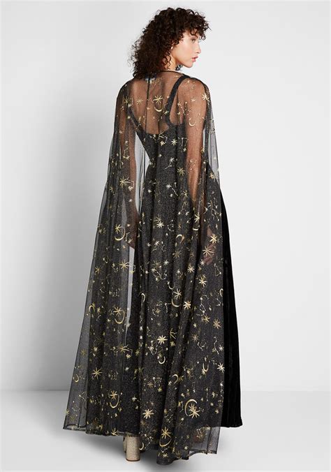 Celestial Occasion Velvet Maxi Dress Black | ModCloth | Black maxi ...