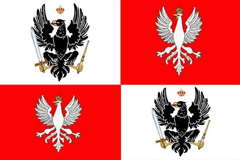 Prussian Eagle and Polish Eagle flag made from memory. Maybe a flag for ...