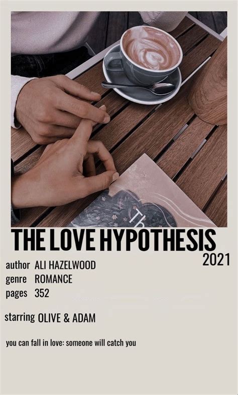 the love hypothesis-ali hazelwood book poster | Book posters, Romantic books, Romance books