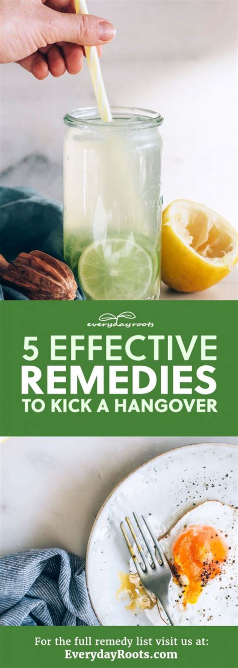 5 Effective Remedies to Kick a Hangover | Everyday Roots