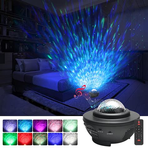 Star Projector Night Light Projector, with Bluetooth Music Speaker for Kids Bedroom/Game Rooms ...