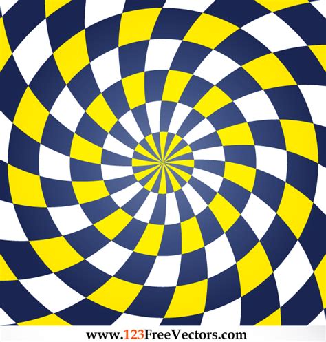 Colorful Spiral Optical Illusion Vector Free by 123freevectors on DeviantArt