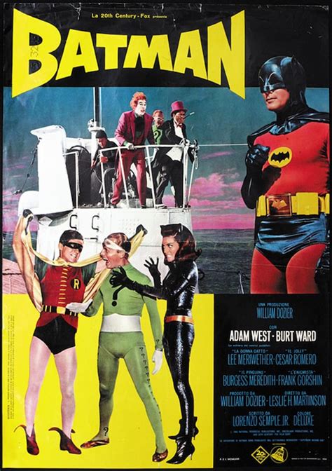 Batman 1966 Adam West Burt Ward Cult Movie Poster Reprint | Etsy