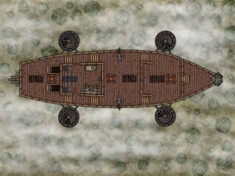 Just an Airship (Upcoming fantasy battlemap style) : r/inkarnate