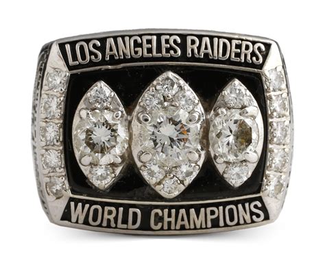 Lot Detail - Super Bowl XVIII LA Raiders Ring and Box Presented to ...