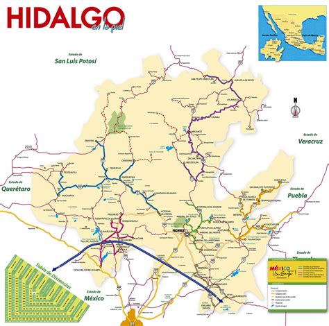 Mapa Rios Hidalgo