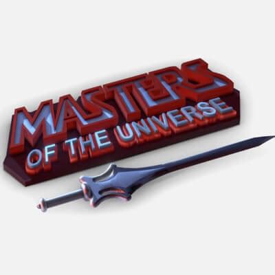 Masters of The Universe Logo - 3D Print Model by danyelon