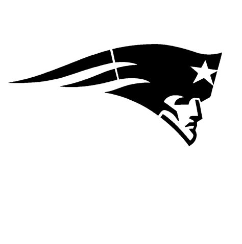 New England Patriots Logo Black And White