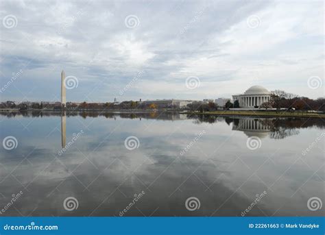 Washington DC Tidal Basin & Monuments Stock Photos - Image: 22261663