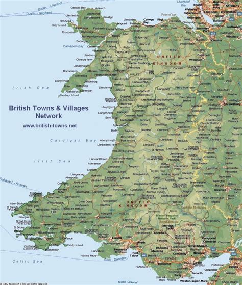 Useful maps of Wales, Isle of Skye, Jersey Island, Leeds and Manchester