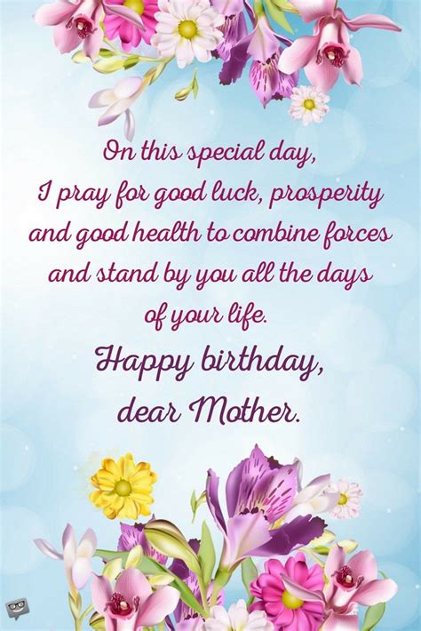 Happy Birthday Wishes For Mother | Birthday wishes for mother, Birthday ...