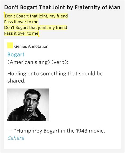 Don't Bogart that joint, my friend /.. – Don't Bogart That Joint