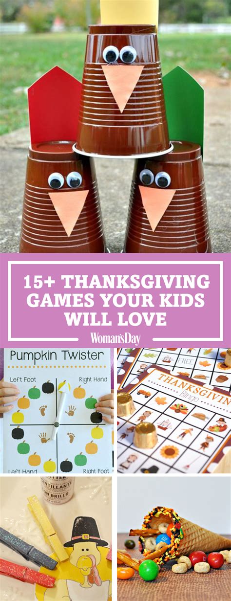 17 DIY Thanksgiving Games for Kids - Fun Thanksgiving Activities for Kids