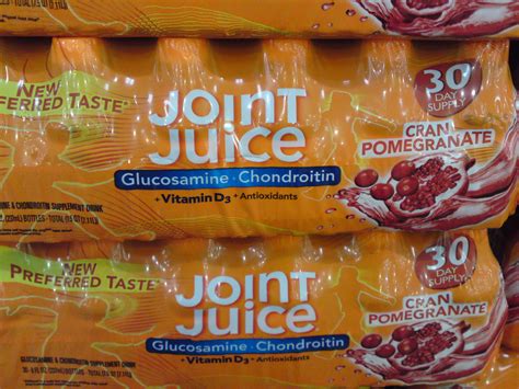 Costco Deal: Joint Juice Glucosamine Chondroitin Cran-Pomegranate 30 Ct ...