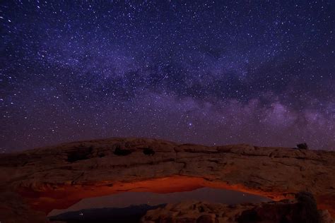 Mesa Arch Milky Way 1 Photograph by Ronald Spencer - Fine Art America