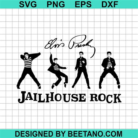 Elvis Presley Jailhouse Rock SVG, Elvis Presley SVG, Music SVG