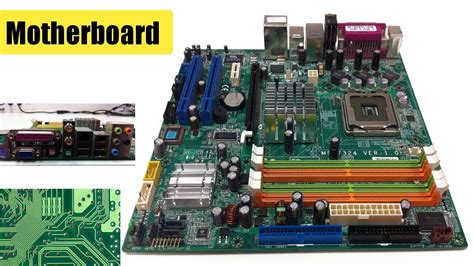 What is Motherboard in computer system? motherboard part and functions explain in urdu Tutorial ...