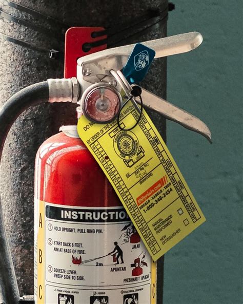 Durable Fire Extinguisher Inspection Tags Customized for Your Company