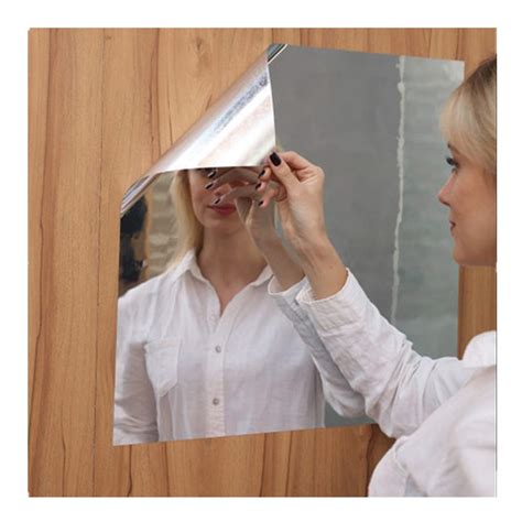 Soft Mirror Sticker,Big Flexible Mirror Sheets Full Body Mirror Self ...