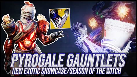 Destiny 2: Pyrogale Gauntlets Review! | Season of the Witch - YouTube