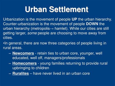 PPT - Urban Settlement Patterns PowerPoint Presentation, free download - ID:652230