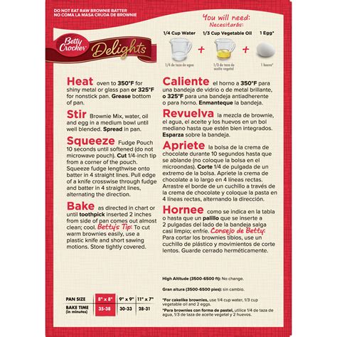 Betty Crocker Fudge Brownie Mix Recipe - Cuisine Mastery