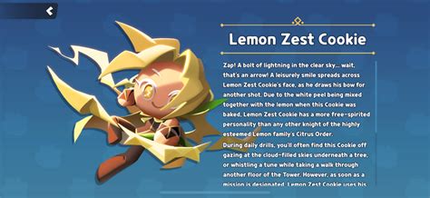 Best Build for Lemon Zest Cookie in CookieRun: Tower of Adventures ...