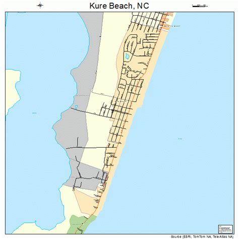 Kure Beach Map