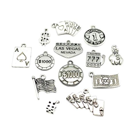 Ultimate Las Vegas Charms Bundle, Large Charm Bulk Lot, Travel Charms ...