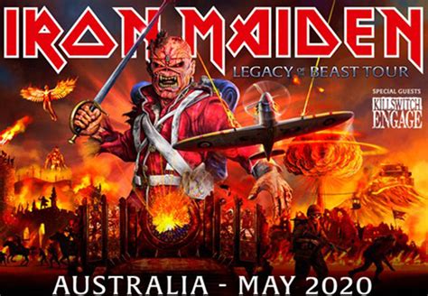 Iron Maiden Legacy of The Beast World Tour - Hello Perth