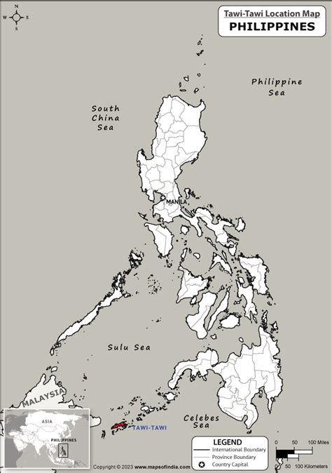 Where is Tawi Tawi Located in Philippines? | Tawi Tawi Location Map in the Philippines