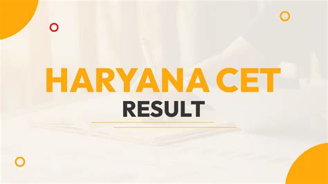 Haryana CET Result 2023 Out! Check Score Card, Cut-Off