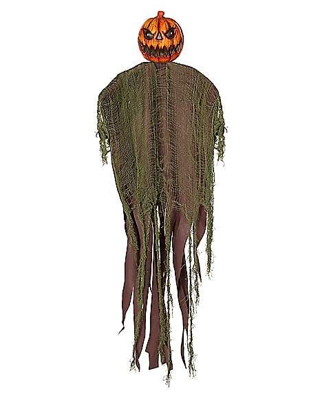 3 Ft Hanging Pumpkin Scarecrow - Spirithalloween.com