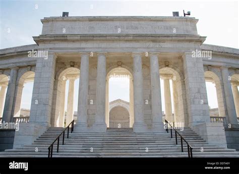 Entrance to the Arlington Memorial Amphitheater, Arlington National ...