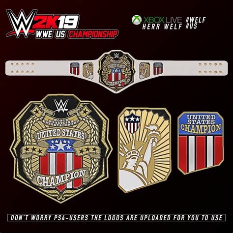 WWE UNITED STATES CHAMPIONSHIP - custom - : r/WWEGames