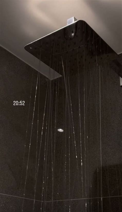 LIVOREST Square Rainfall Shower Head - 8 inch Large, Overhead Fixed Rain Showerhead with Angle ...