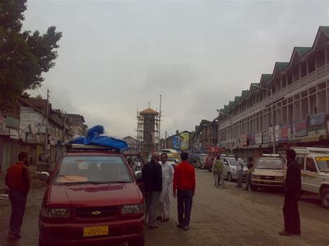 Famous Lal Chowk - Srinagar