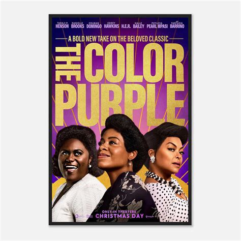 The Color Purple Movie Poster, The Color Purple (2023) Classic Vintage ...