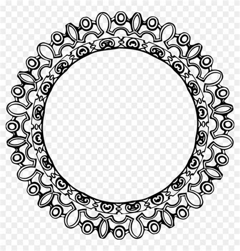 Circular Border Frame Clipart