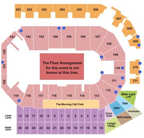 Ppl Center Seating Chart | Ppl Center Event tickets & Schedule - Ticket ...