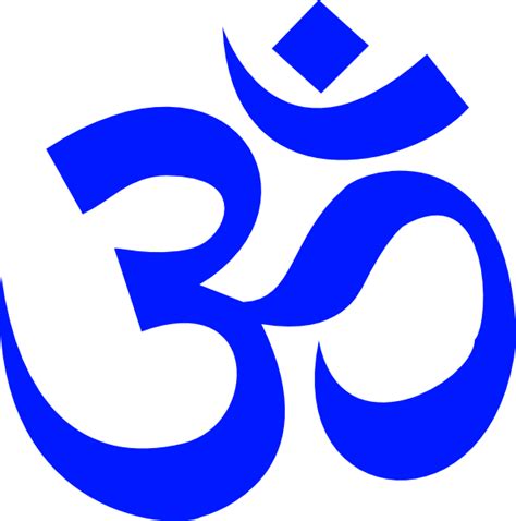 Om Symbol Blue Clip Art at Clker.com - vector clip art online, royalty ...